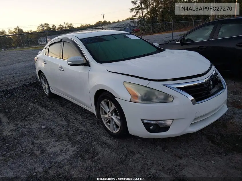 NISSAN ALTIMA 2015, VIN 1N4AL3AP9FC272701