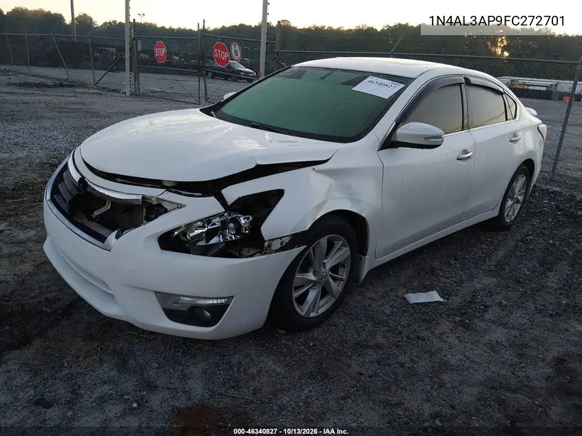 2015 NISSAN ALTIMA VIN 1N4AL3AP9FC272701 — фото 2