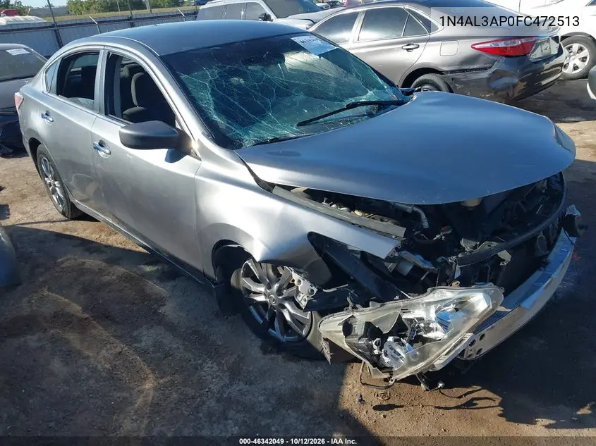 NISSAN ALTIMA 2015, VIN 1N4AL3AP0FC472513