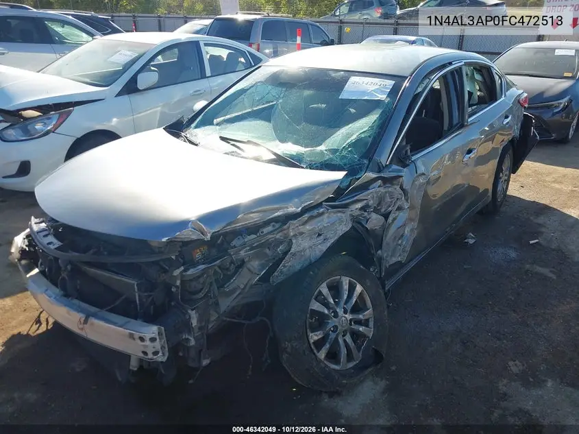 2015 NISSAN ALTIMA VIN 1N4AL3AP0FC472513 — фото 2
