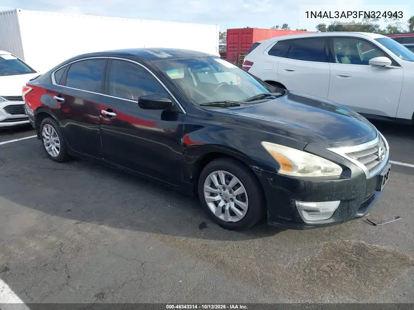 NISSAN ALTIMA 2015, VIN 1N4AL3AP3FN324943