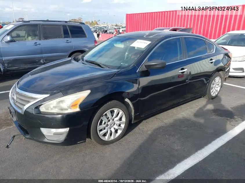 2015 NISSAN ALTIMA VIN 1N4AL3AP3FN324943 — фото 2