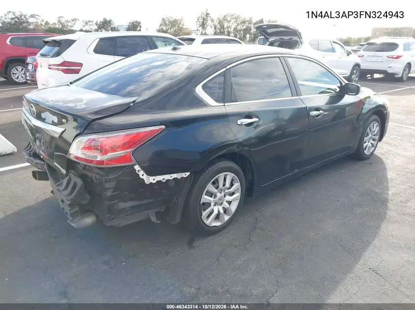 2015 NISSAN ALTIMA VIN 1N4AL3AP3FN324943 — фото 4