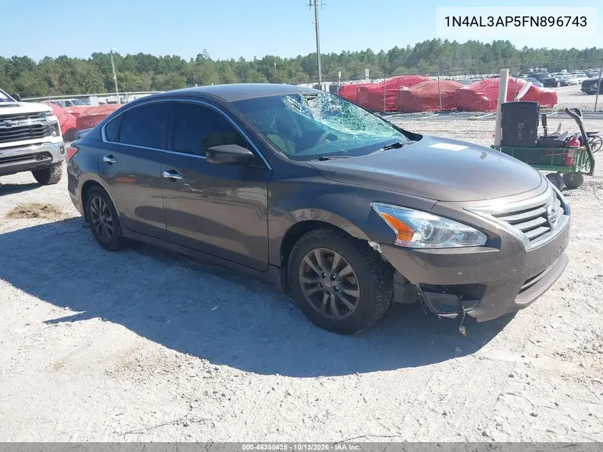 NISSAN ALTIMA 2015, VIN 1N4AL3AP5FN896743