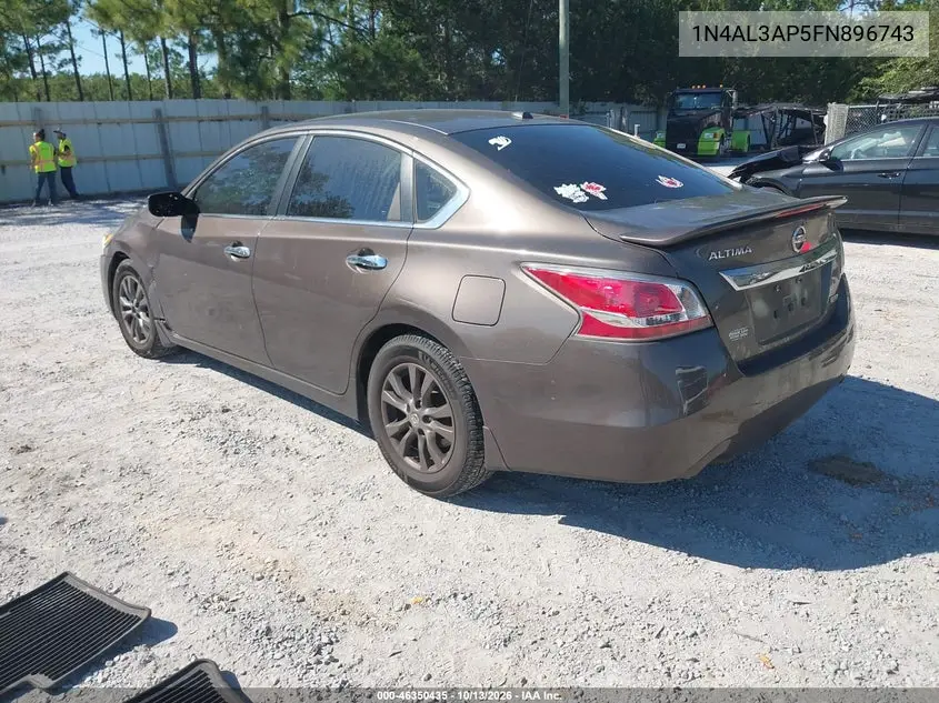2015 NISSAN ALTIMA VIN 1N4AL3AP5FN896743 — фото 3