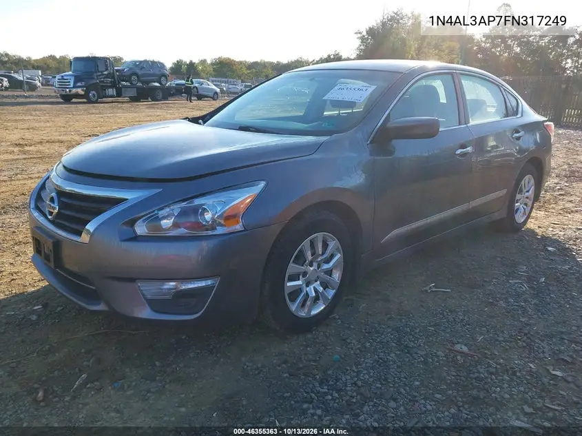 2015 NISSAN ALTIMA VIN 1N4AL3AP7FN317249 — фото 2