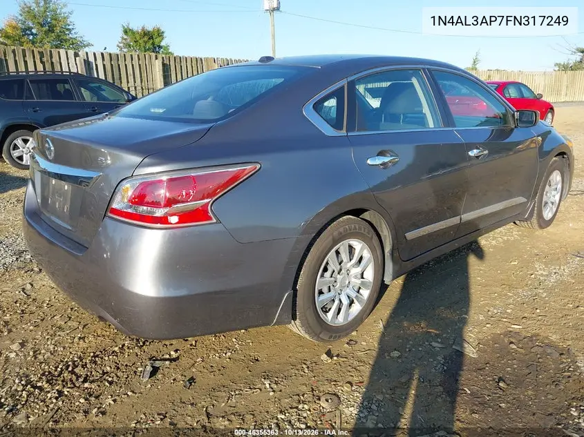2015 NISSAN ALTIMA VIN 1N4AL3AP7FN317249 — фото 4
