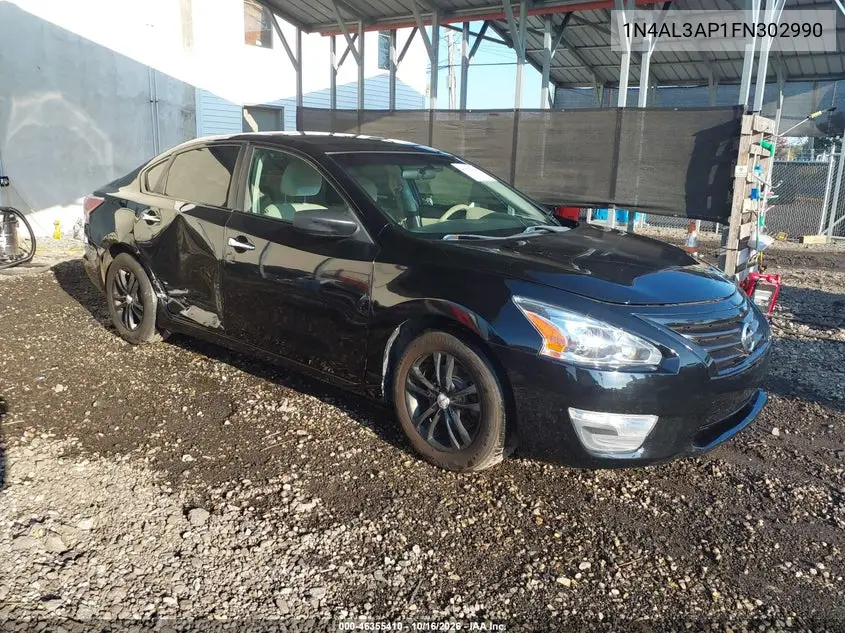 NISSAN ALTIMA 2015, VIN 1N4AL3AP1FN302990