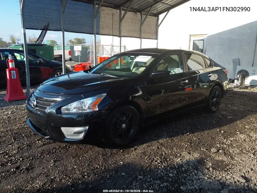 2015 NISSAN ALTIMA VIN 1N4AL3AP1FN302990 — фото 2