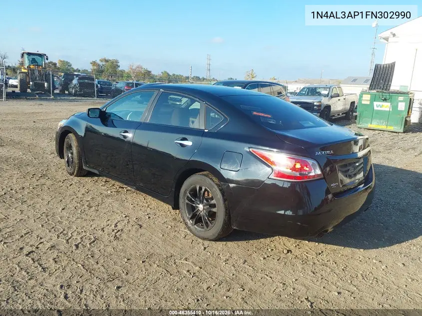 2015 NISSAN ALTIMA VIN 1N4AL3AP1FN302990 — фото 3