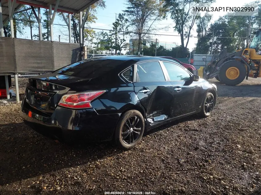 2015 NISSAN ALTIMA VIN 1N4AL3AP1FN302990 — фото 4