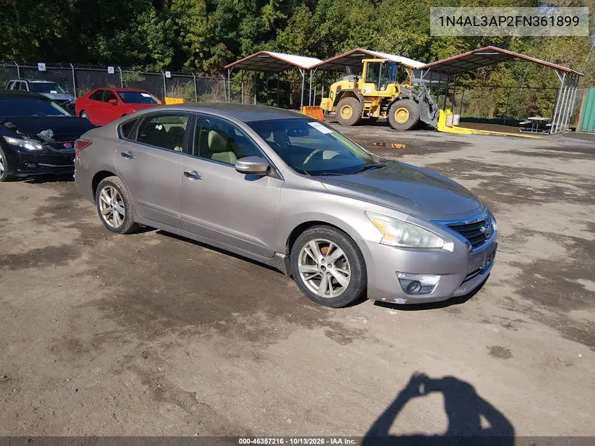 NISSAN ALTIMA 2015, VIN 1N4AL3AP2FN361899