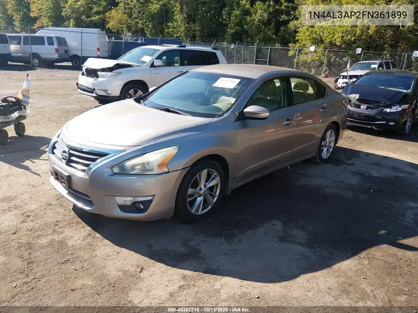 2015 NISSAN ALTIMA VIN 1N4AL3AP2FN361899 — фото 2