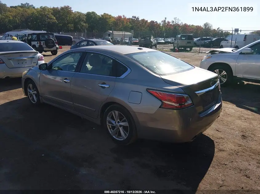 2015 NISSAN ALTIMA VIN 1N4AL3AP2FN361899 — фото 3