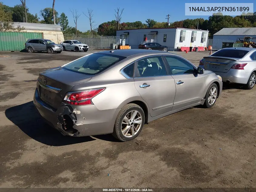 2015 NISSAN ALTIMA VIN 1N4AL3AP2FN361899 — фото 4