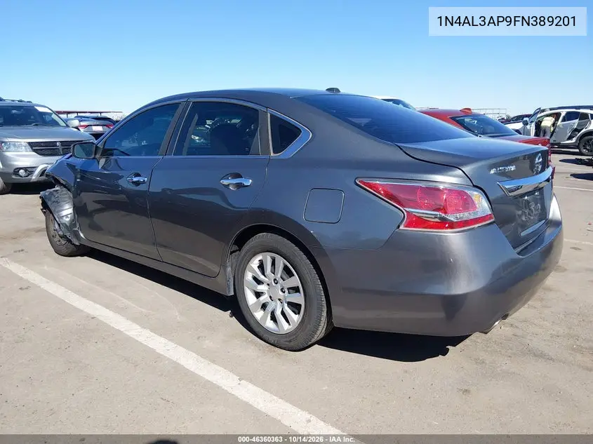 2015 NISSAN ALTIMA VIN 1N4AL3AP9FN389201 — фото 3