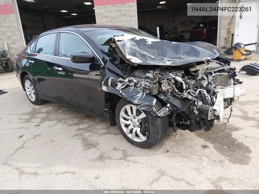 NISSAN ALTIMA 2015, VIN 1N4AL3AP4FC223261