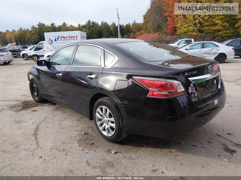 2015 NISSAN ALTIMA VIN 1N4AL3AP4FC223261 — фото 3