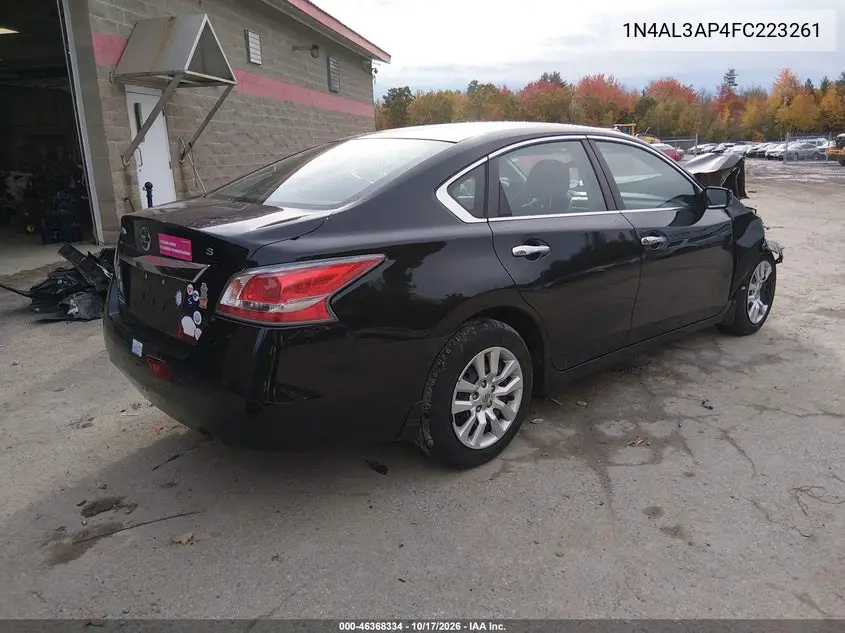 2015 NISSAN ALTIMA VIN 1N4AL3AP4FC223261 — фото 4