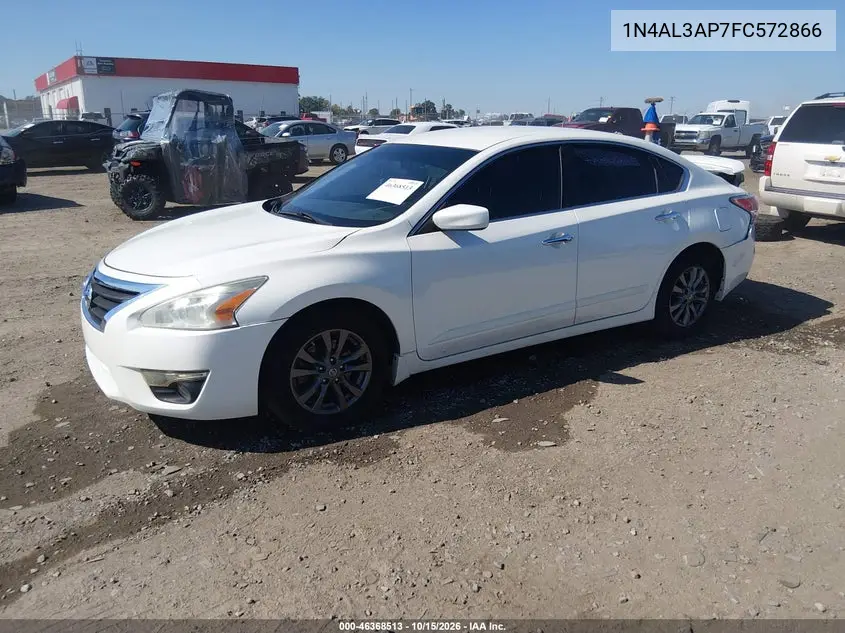 2015 NISSAN ALTIMA VIN 1N4AL3AP7FC572866 — фото 2