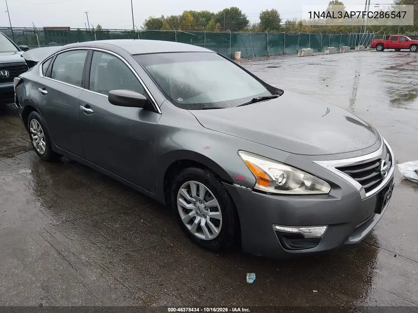 NISSAN ALTIMA 2015, VIN 1N4AL3AP7FC286547