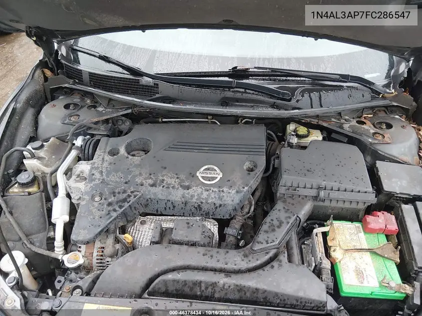 2015 NISSAN ALTIMA VIN 1N4AL3AP7FC286547 — фото 10