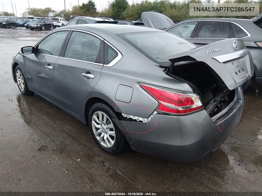 2015 NISSAN ALTIMA VIN 1N4AL3AP7FC286547 — фото 3