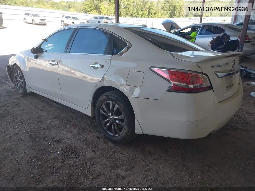 2015 NISSAN ALTIMA VIN 1N4AL3AP6FN920936 — фото 3