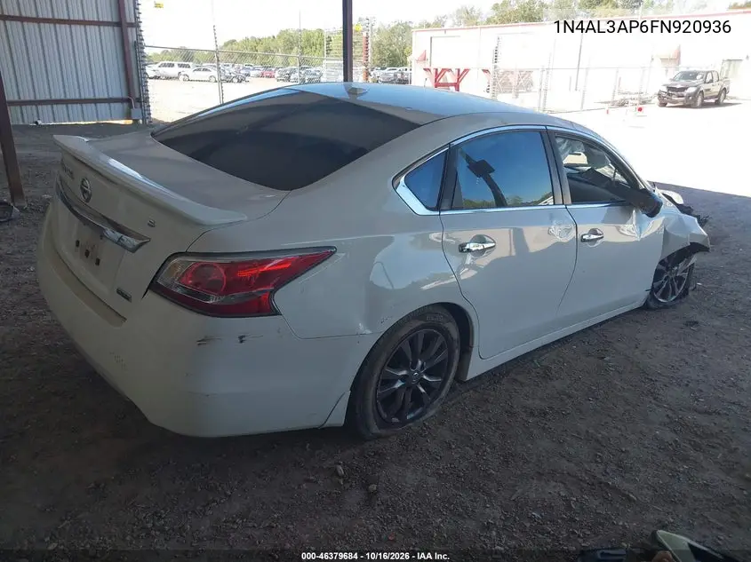 2015 NISSAN ALTIMA VIN 1N4AL3AP6FN920936 — фото 4