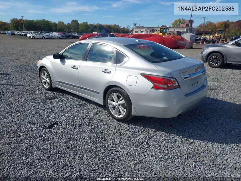 2015 NISSAN ALTIMA VIN 1N4AL3AP2FC202585 — фото 3