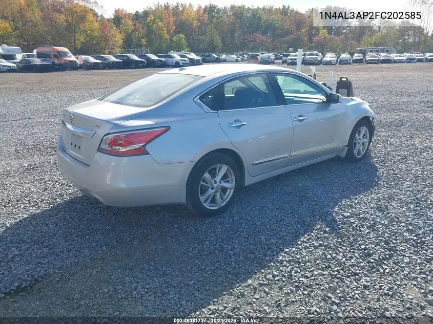 2015 NISSAN ALTIMA VIN 1N4AL3AP2FC202585 — фото 4