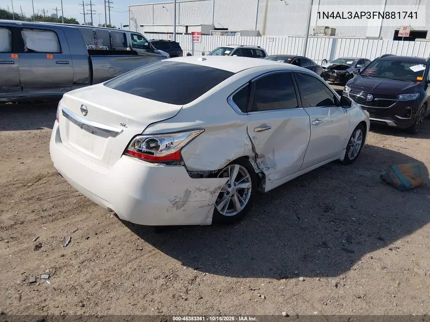 2015 NISSAN ALTIMA VIN 1N4AL3AP3FN881741 — фото 4