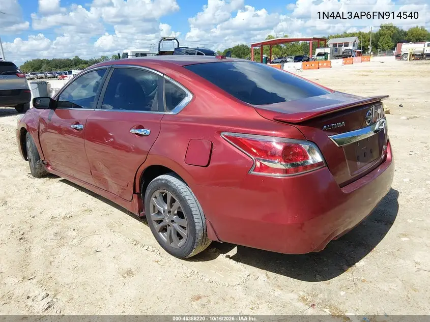 2015 NISSAN ALTIMA VIN 1N4AL3AP6FN914540 — фото 3