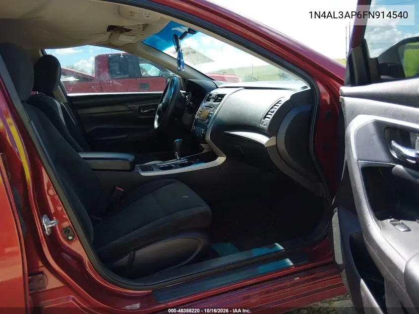 2015 NISSAN ALTIMA VIN 1N4AL3AP6FN914540 — фото 5