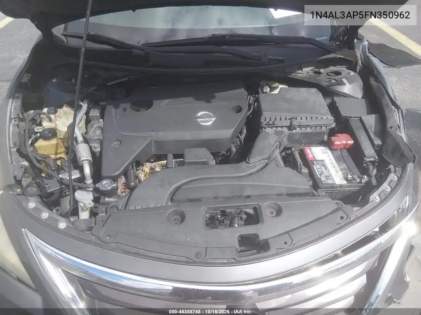 2015 NISSAN ALTIMA VIN 1N4AL3AP5FN350962 — фото 10
