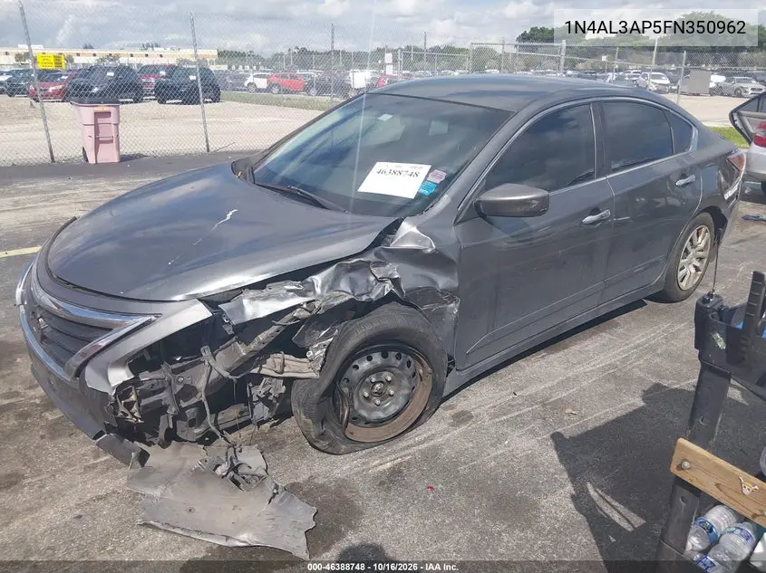2015 NISSAN ALTIMA VIN 1N4AL3AP5FN350962 — фото 2