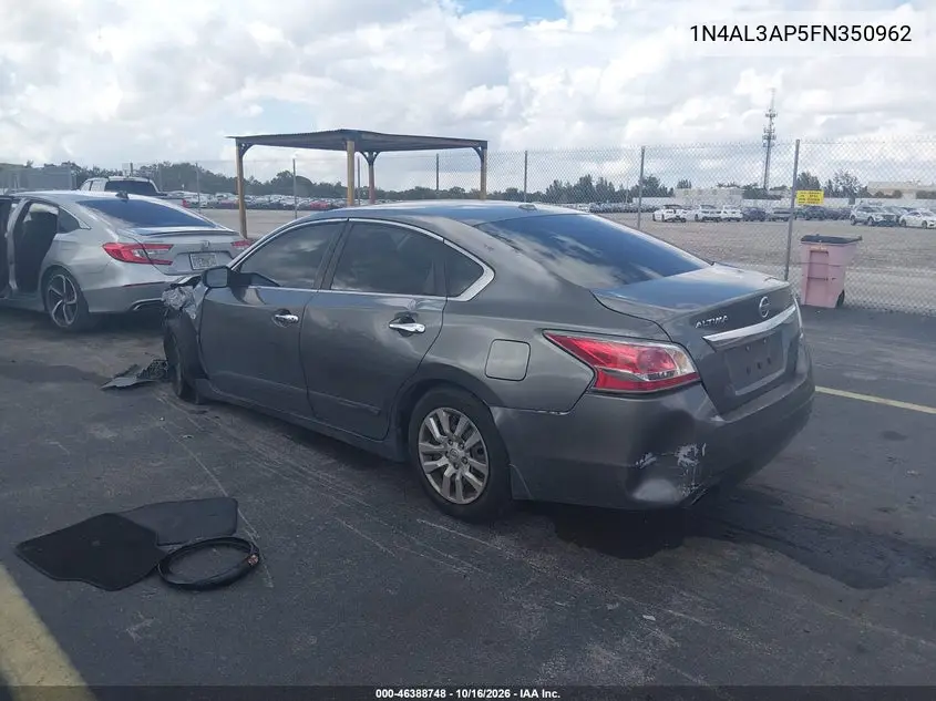 2015 NISSAN ALTIMA VIN 1N4AL3AP5FN350962 — фото 3