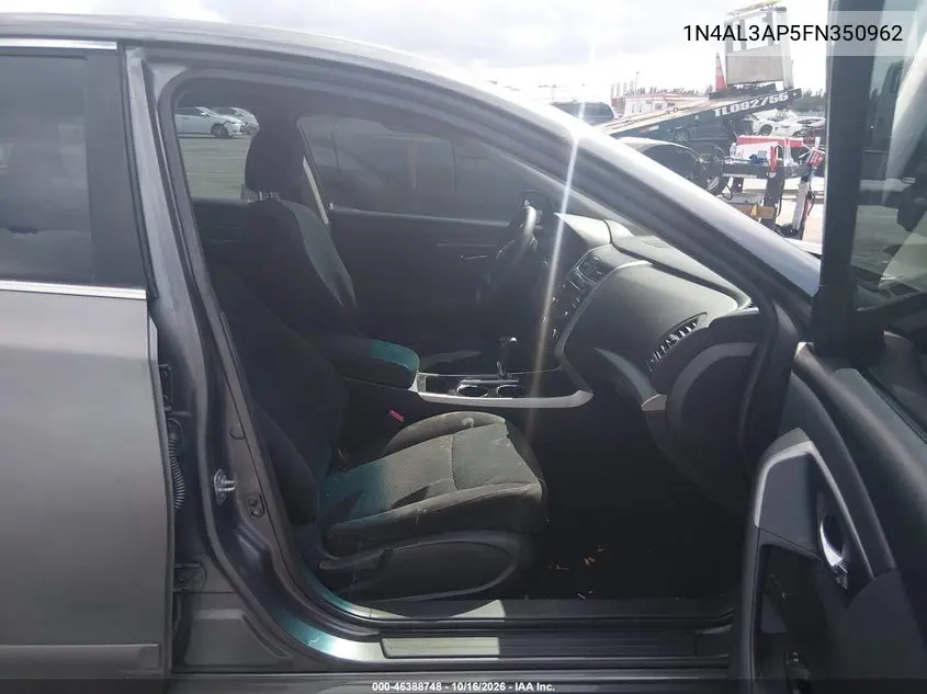 2015 NISSAN ALTIMA VIN 1N4AL3AP5FN350962 — фото 5
