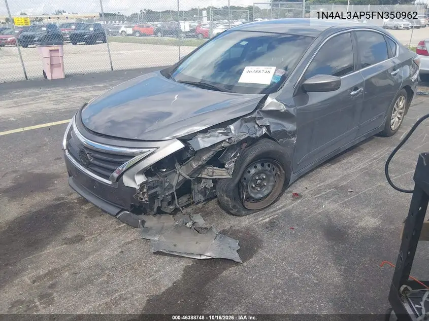 2015 NISSAN ALTIMA VIN 1N4AL3AP5FN350962 — фото 6