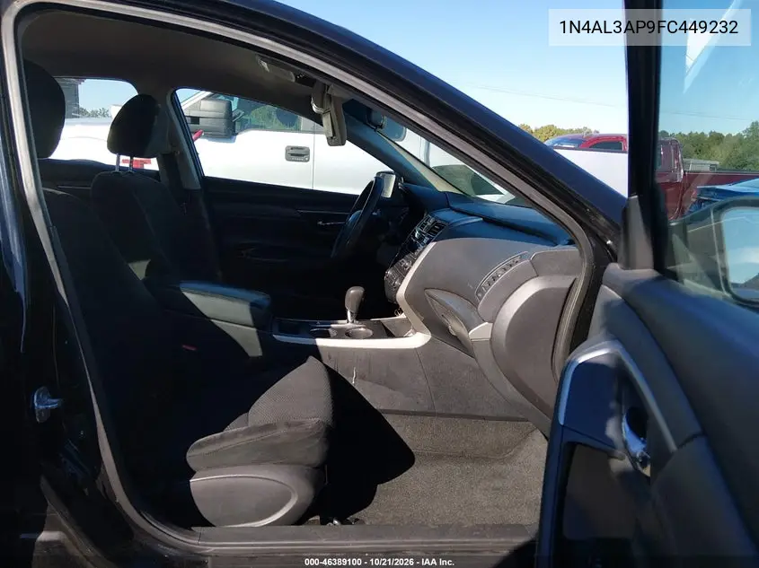 2015 NISSAN ALTIMA VIN 1N4AL3AP9FC449232 — фото 5