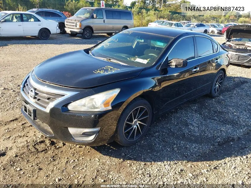 2015 NISSAN ALTIMA VIN 1N4AL3AP8FN887423 — фото 2