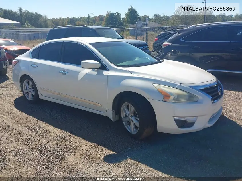 NISSAN ALTIMA 2015, VIN 1N4AL3AP7FC286869
