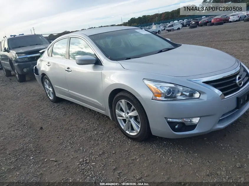 NISSAN ALTIMA 2015, VIN 1N4AL3AP0FC280508