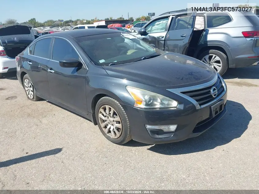 NISSAN ALTIMA 2015, VIN 1N4AL3AP3FC573027
