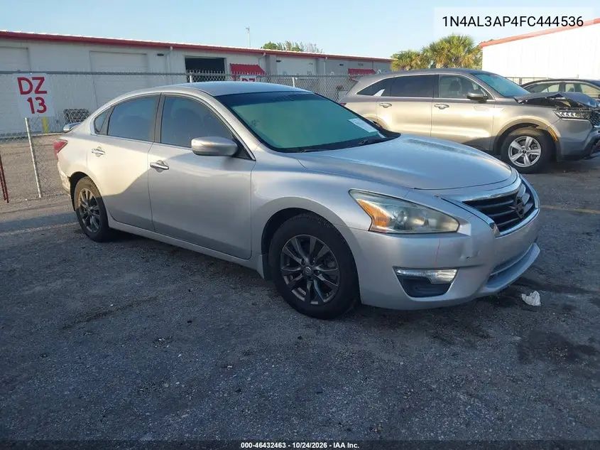 NISSAN ALTIMA 2015, VIN 1N4AL3AP4FC444536