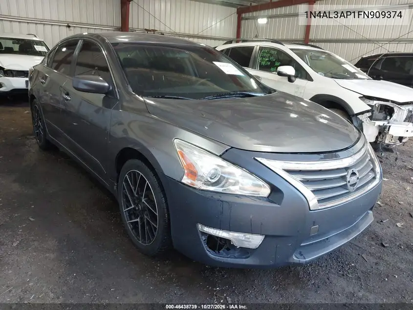 NISSAN ALTIMA 2015, VIN 1N4AL3AP1FN909374