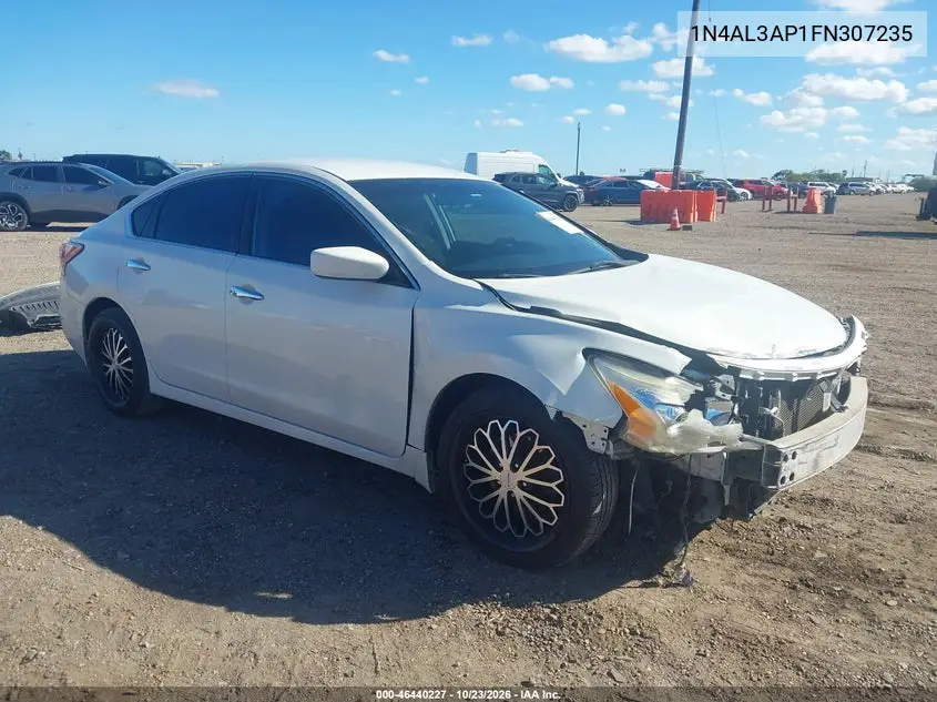 NISSAN ALTIMA 2015, VIN 1N4AL3AP1FN307235