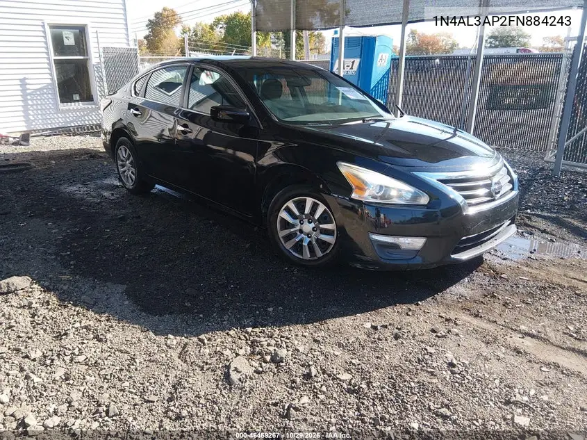 NISSAN ALTIMA 2015, VIN 1N4AL3AP2FN884243
