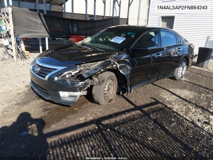 2015 NISSAN ALTIMA VIN 1N4AL3AP2FN884243 — фото 2