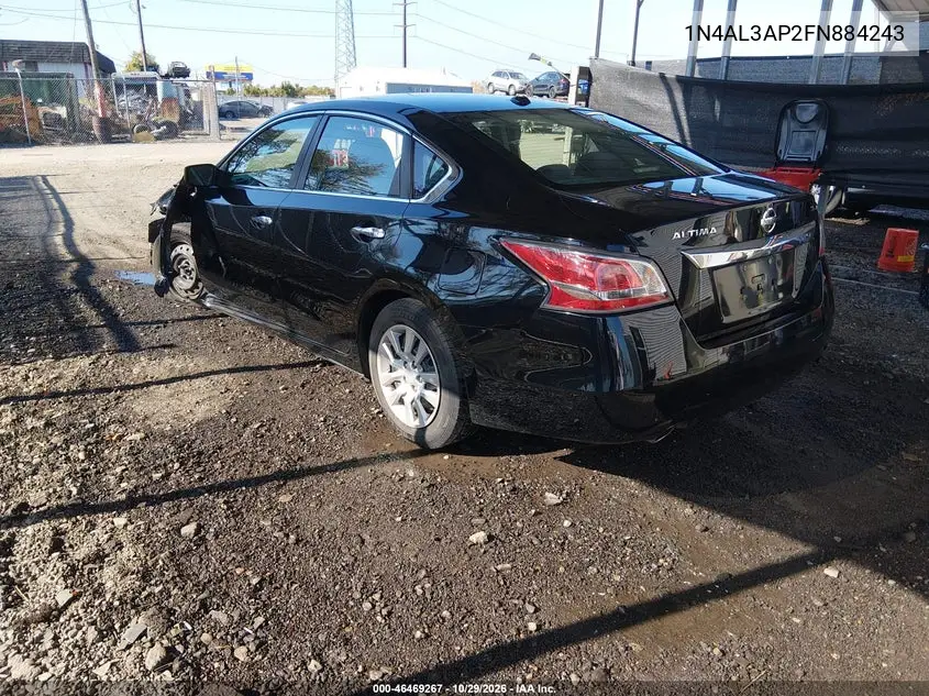 2015 NISSAN ALTIMA VIN 1N4AL3AP2FN884243 — фото 3